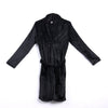 HIRIGIN Men's Winter Warm Robes Thick Lengthened Plush Shawl Bathrobe Kimono Home Clothes Long Sleeved Robe Coat peignoir homme