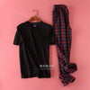 Sale Plus Size 100% cotton pyjamas men pijamas hombre short-sleeve casual Sleepwear men homewear pajamas sets for male 130kg