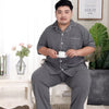 Sale Plus Size 100% cotton pyjamas men pijamas hombre short-sleeve casual Sleepwear men homewear pajamas sets for male 130kg